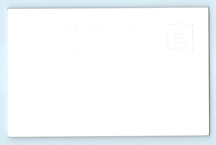 RPPC Grand Coulee Dam Night View Lights, Washington Real Photo Postcard by Ellis