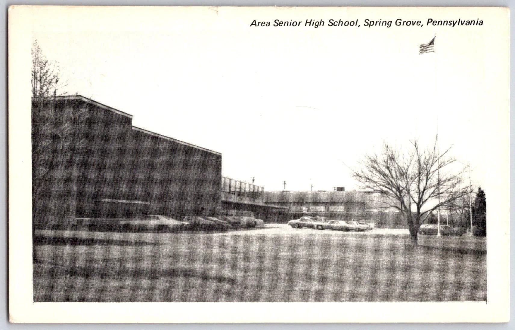Spring Grove Area Senior High School Pennsylvania PA York County Postcard