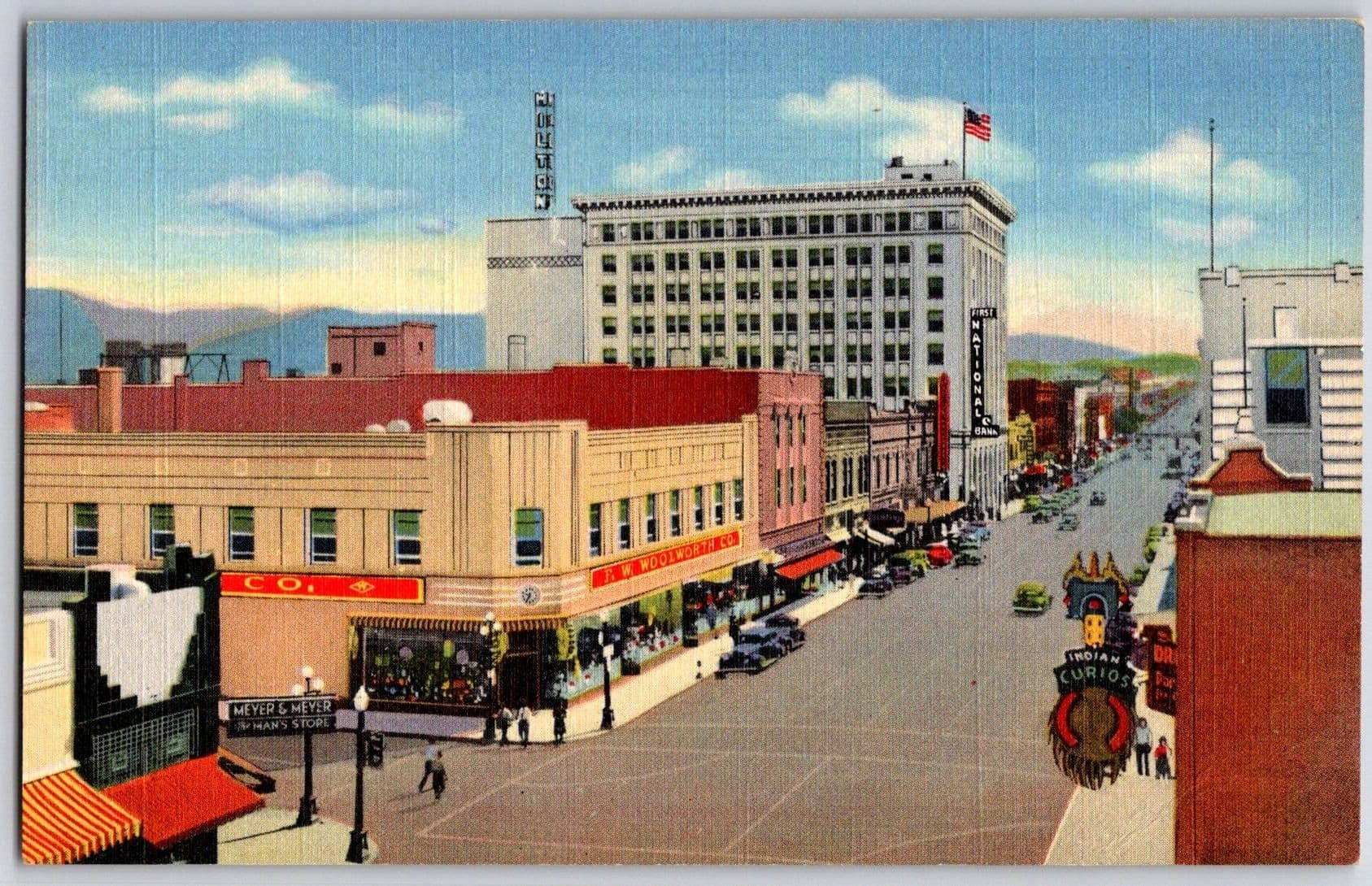 Albuquerque New Mexico NM ROUTE 66 Central Ave Woolworth Franciscan Hotel