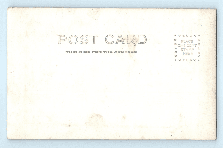 1906 RPPC School Girls Basketball Team Sunnyside Real Photo Postcard