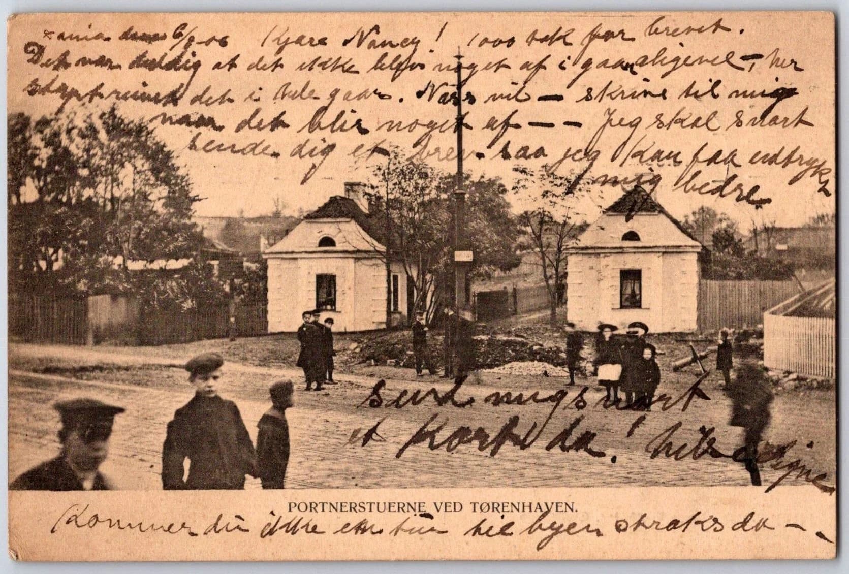Tøyen Botanical Garden Empire Gatehouses Christiania Oslo Norway Postcard