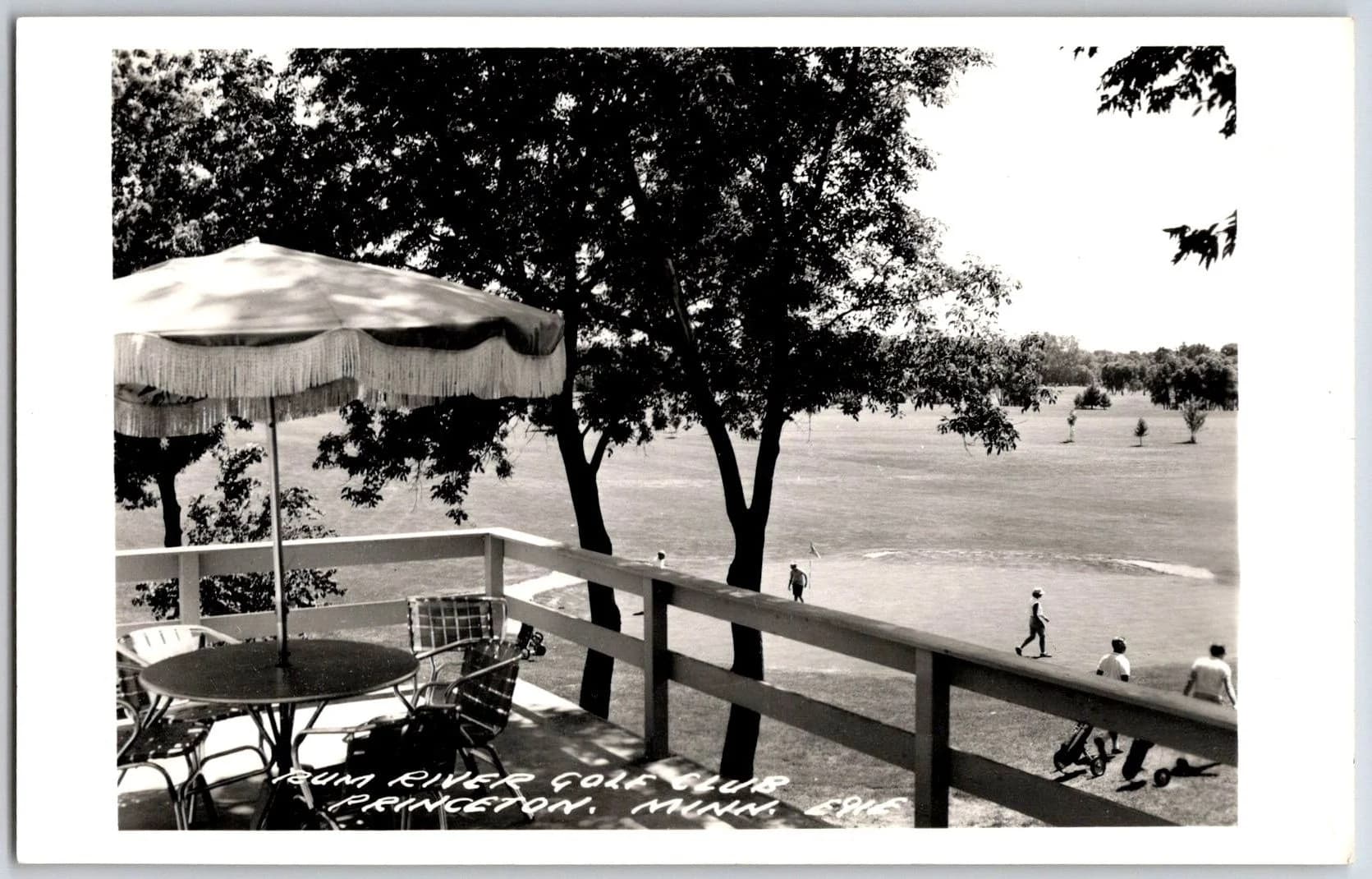 Rum River Golf Club Princeton Minnesota MN Golf Course RPPC Postcard