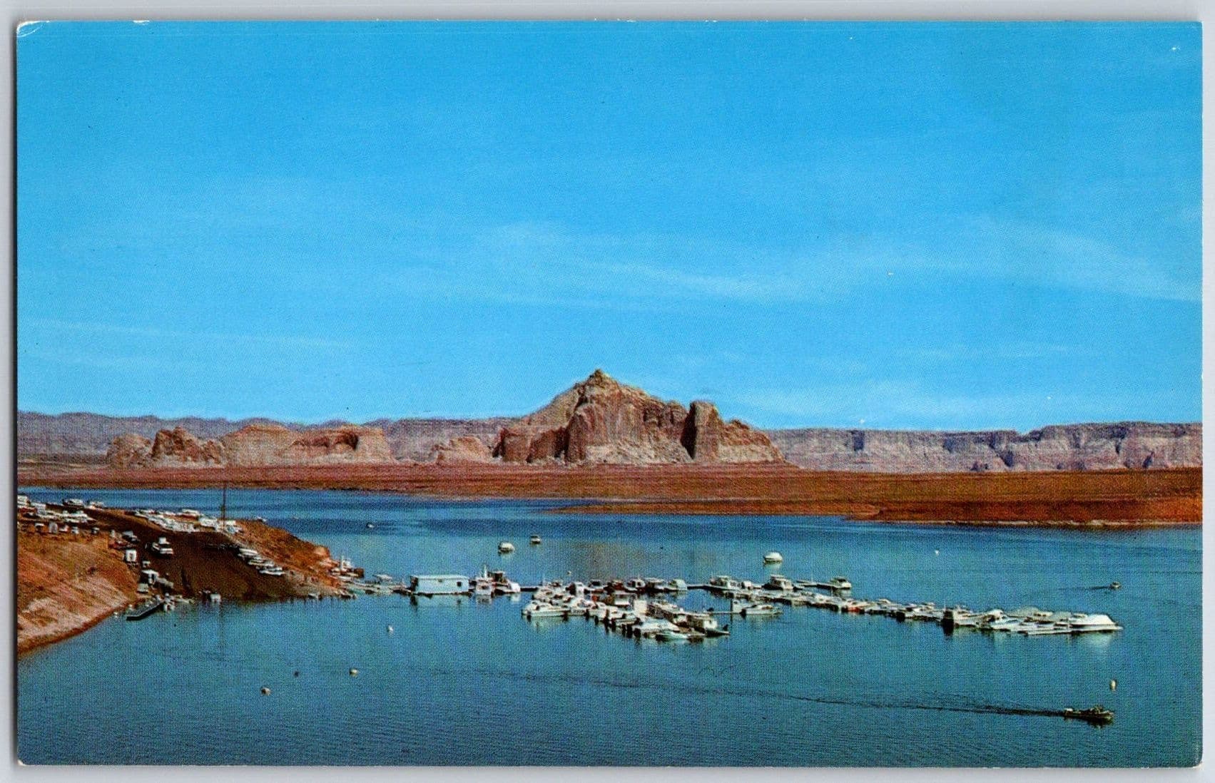 Wahweap Marina Lake Powell Glen Canyon Page Arizona AZ Chrome Postcard