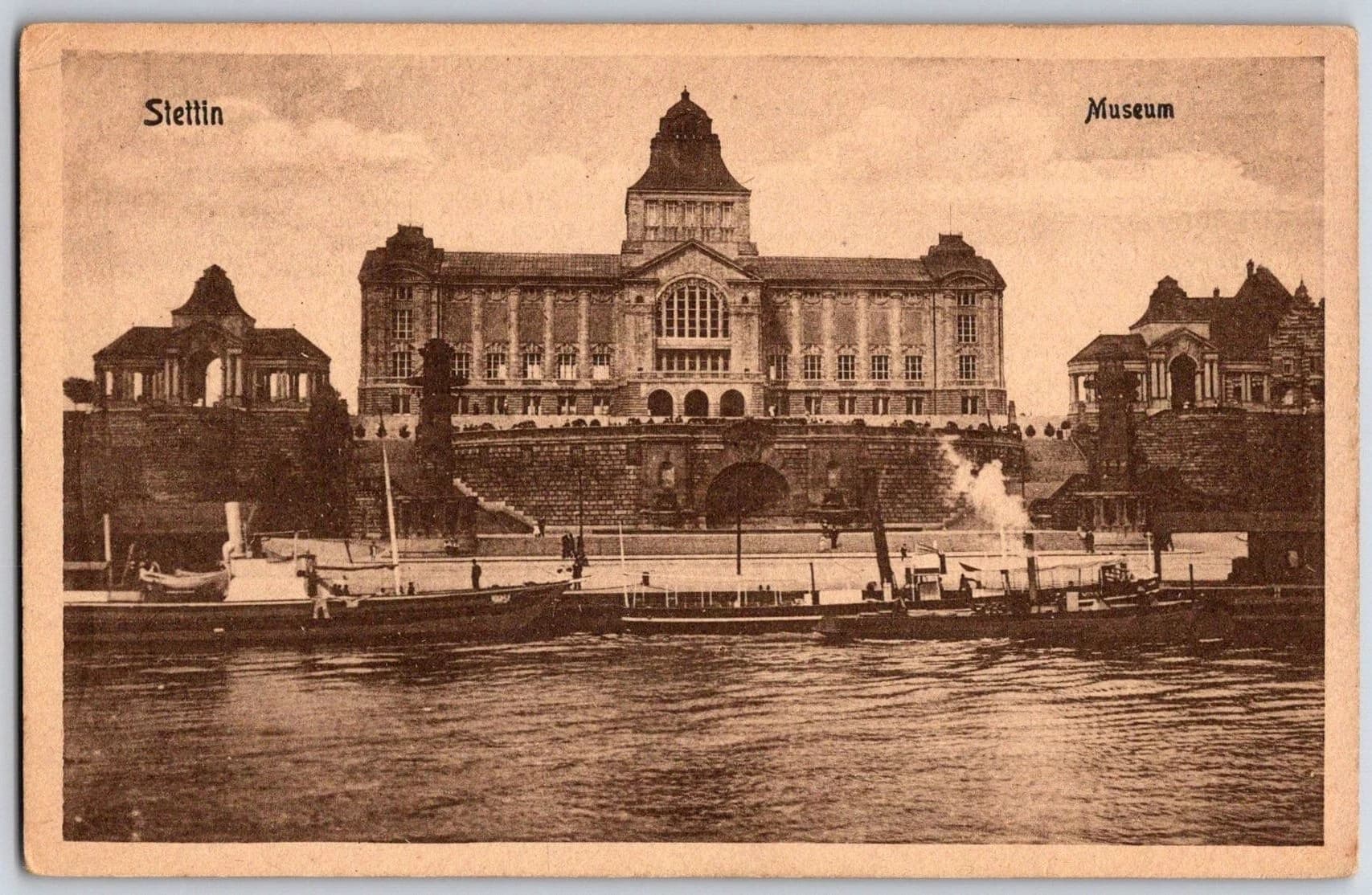 Stettin Germany City Museum Wilhelm Meyer-Schwartau Szczecin Poland Postcard