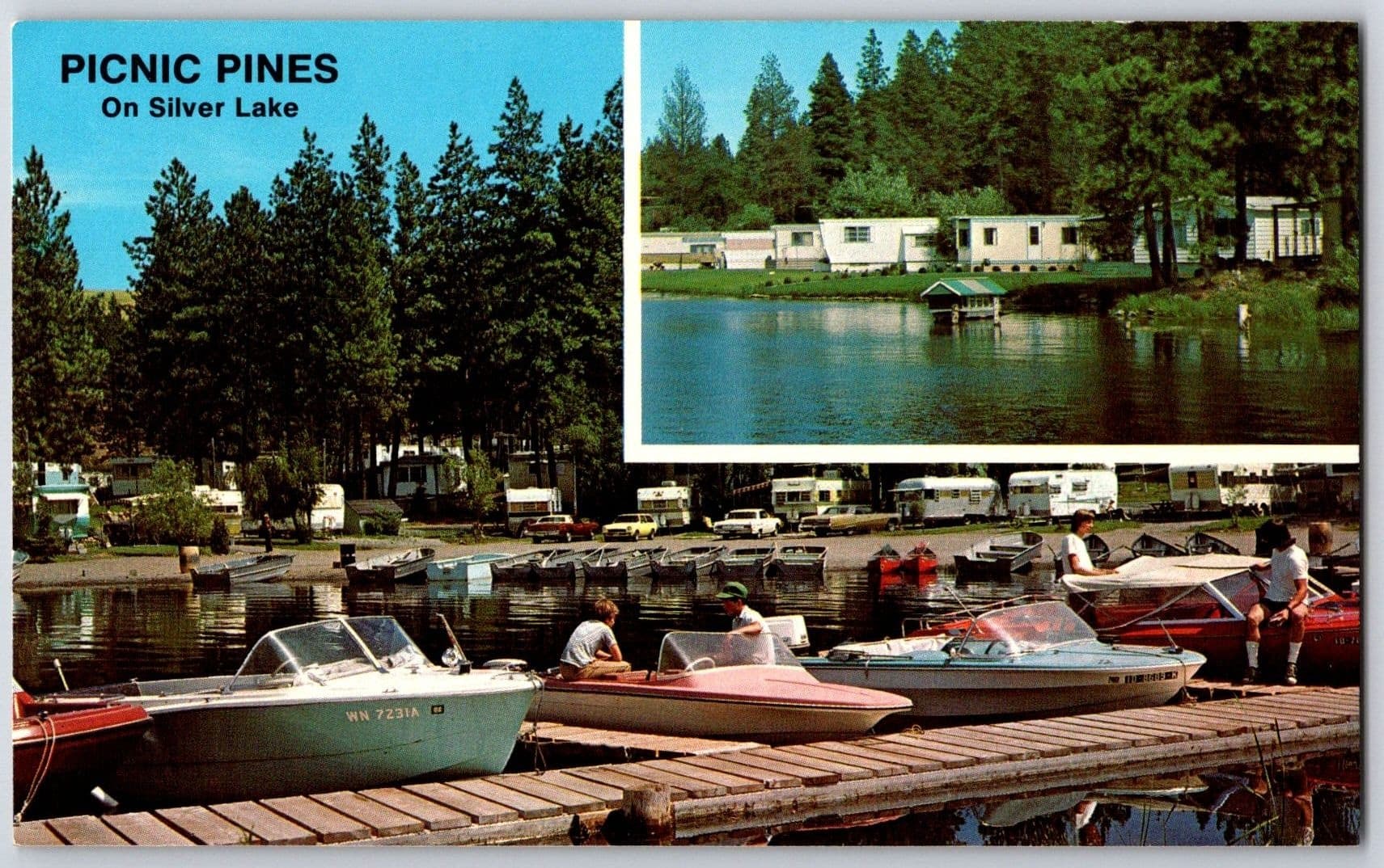 Picnic Pines Silver Lake Mobile Home RV Park Medical Lake Washington WA Chrome