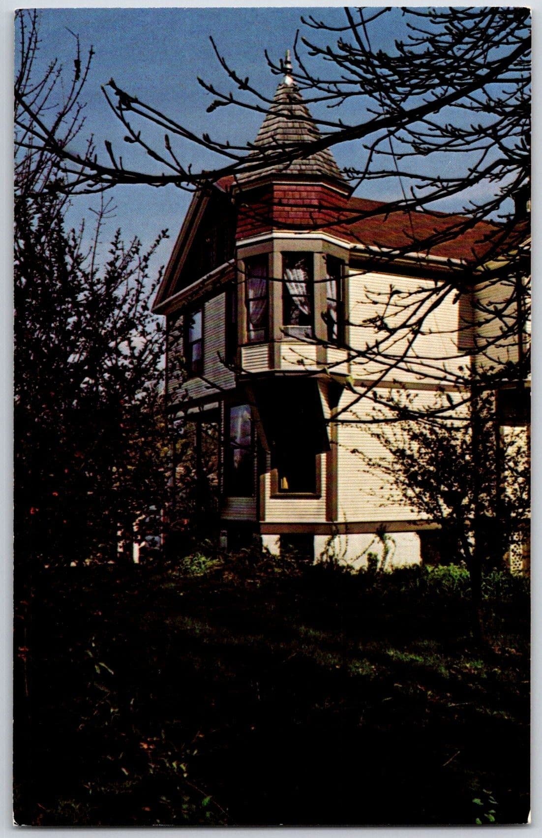 Henderson House Museum "Carpenter-Gothic Style" Tumwater Washington WA Postcard