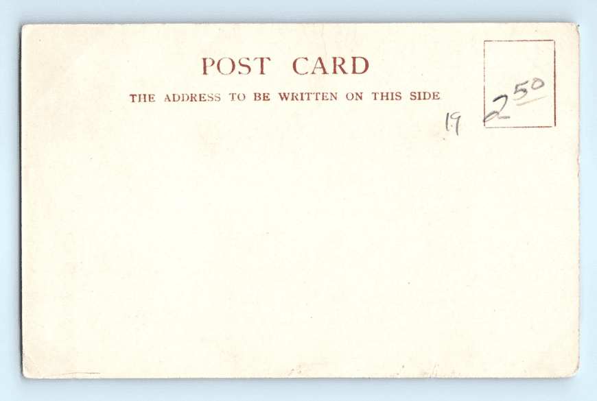 Birds Eye View Calgary Alberta Canada 1904, River, Bluffs Lithographic Postcard